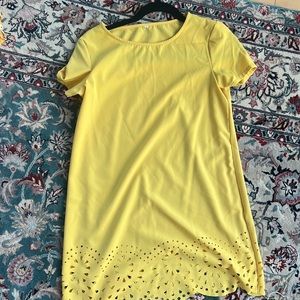 Yellow midi dress like new!